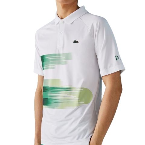 Lacoste Novak Men's Tennis Polo White/green