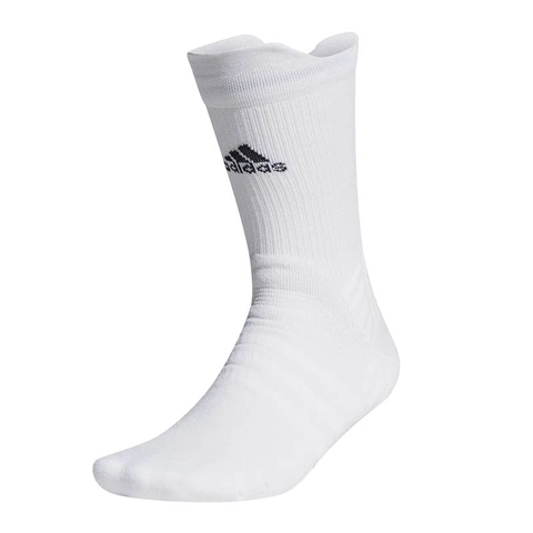 Adidas Men's Crew Tennis Socks White