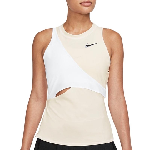 Nike Court Slam Women's Tennis Tank Coconutmilk/white