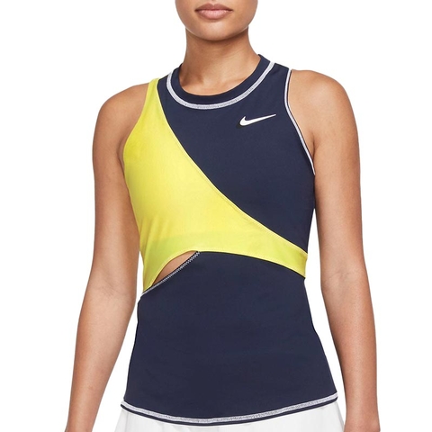 Nike Court Slam Women's Tennis Tank Obsidian/yellow