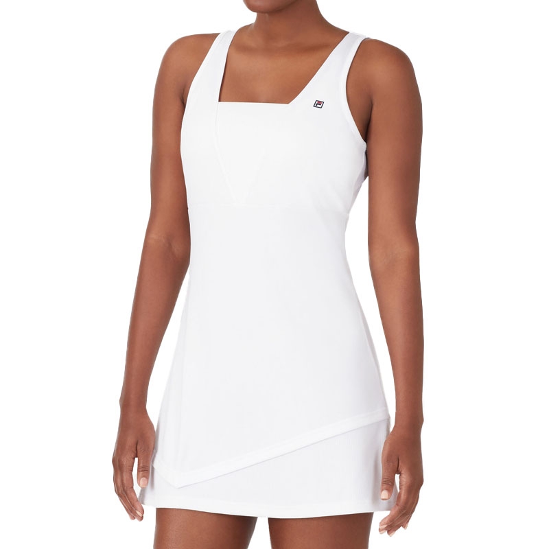 Fila White Line Women's Tennis Dress White