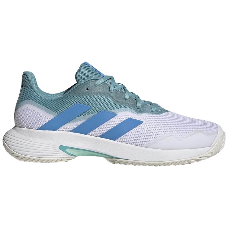 Adidas CourtJam Control Men's Tennis Shoe Mint/white/blue