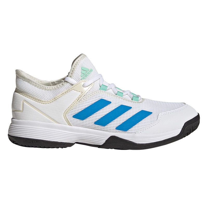 Adidas Ubersonic 4 k Junior Tennis Shoe White/blue/black