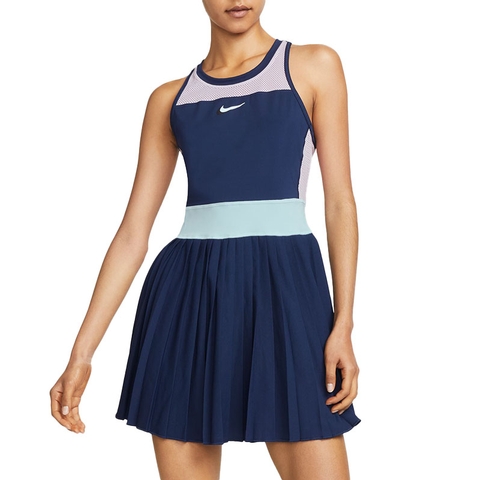 Nike Court Slam Women's Tennis Dress Navy/pink