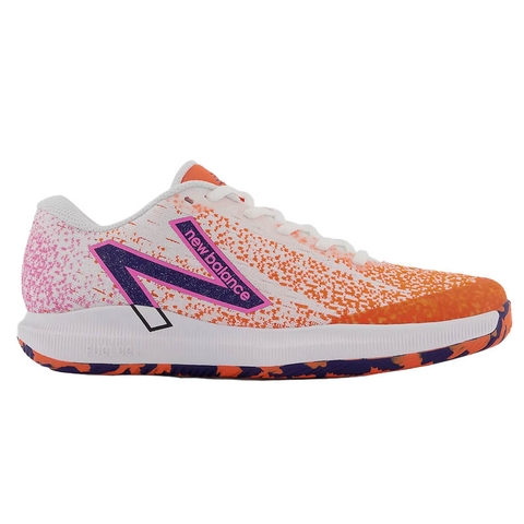 New Balance 996 v4.5 B Women's Tennis Shoe White/orange
