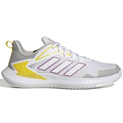 Adidas Defiant Speed Women's Tennis Shoe Grey/yellow/lilac
