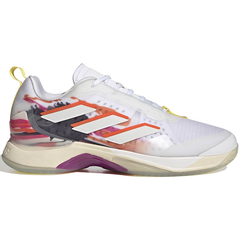 Adidas Avacourt Women's Tennis Shoe White/orange