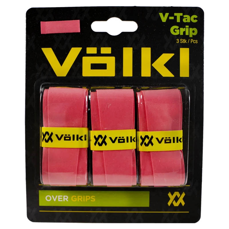 Volkl V-Tac 3 Pack Tennis Overgrip Pink