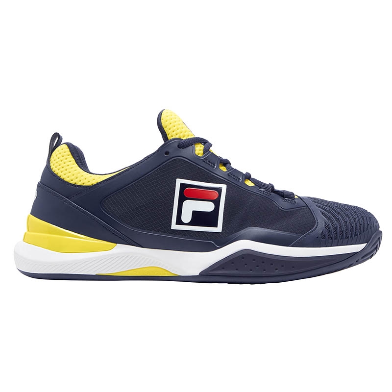 Fila Speedserve Energized Men's Tennis Shoe Blue/yellow