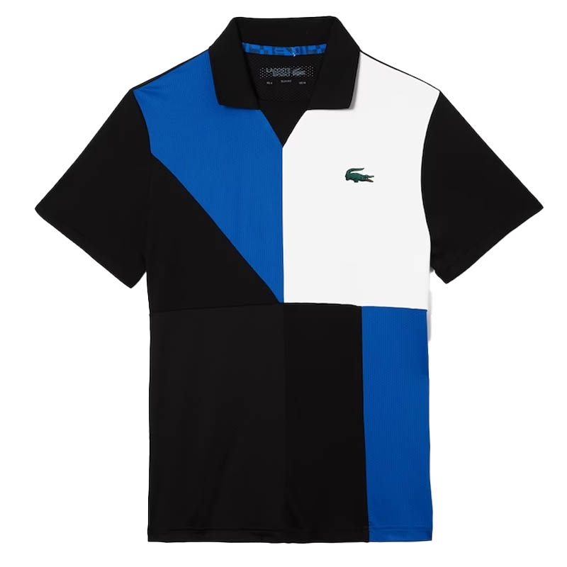 Lacoste Team Leader Men's Tennis Polo Black/blue/white