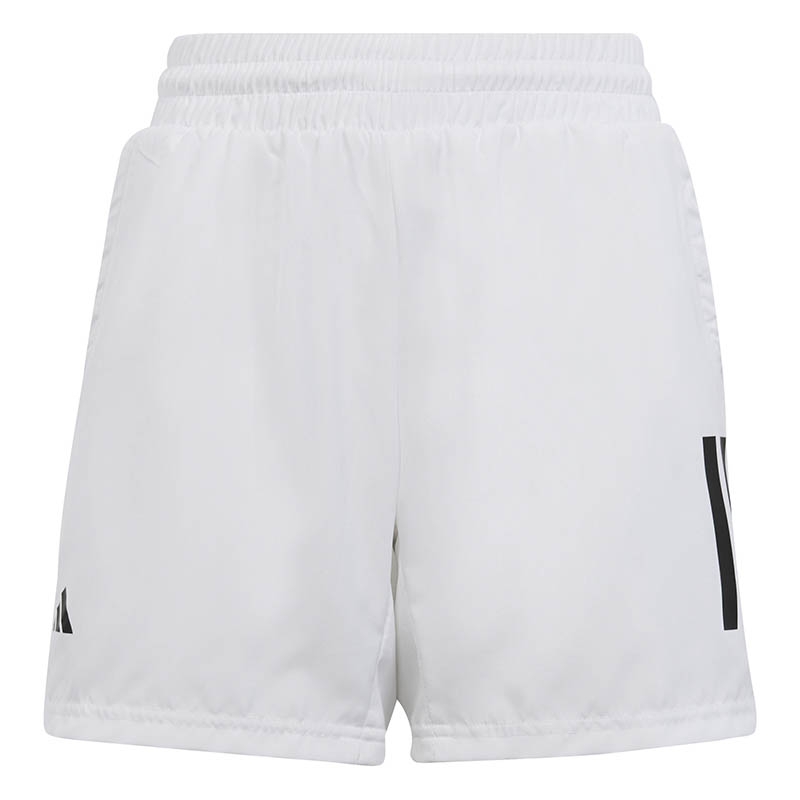Adidas Club 3-Stripe Boys' Tennis Short White