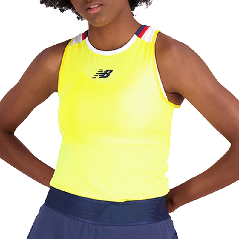 New Balance Tournament Women's Tennis Tank Yellow