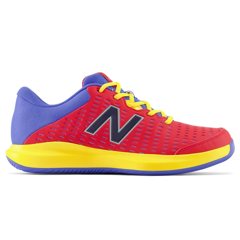 Jaar Caius Wat mensen betreft New Balance 696V4 D Men's Tennis Shoe Red/yellow