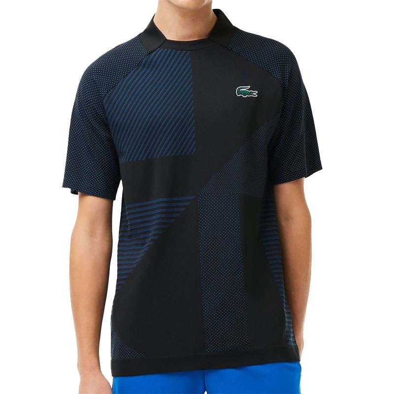 Lacoste Team Leader Men's Tennis Polo Black/blue