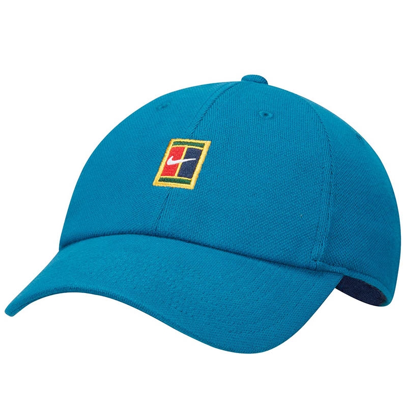 Nike Heritage 86 Court Logo Men's Tennis Hat Greenabyss/blue