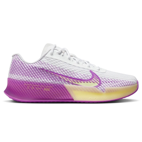 Nike Air Zoom Vapor 11 Tennis Women's Shoe White/citron/purple