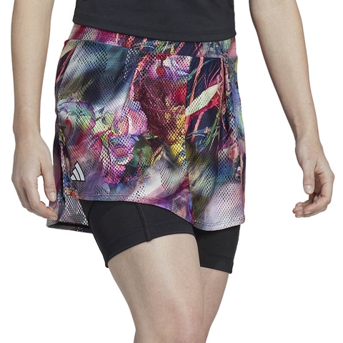 Adidas Melbourne Women's Tennis Skirt Multicolor/black
