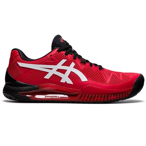Asics Gel Resolution 8 Men's Tennis Shoe Red/white