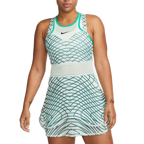 Nike Slam Women's Tennis Dress Barelygreen