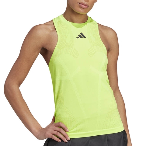 Adidas London Seamless Y Women's Tennis Tank Lemon