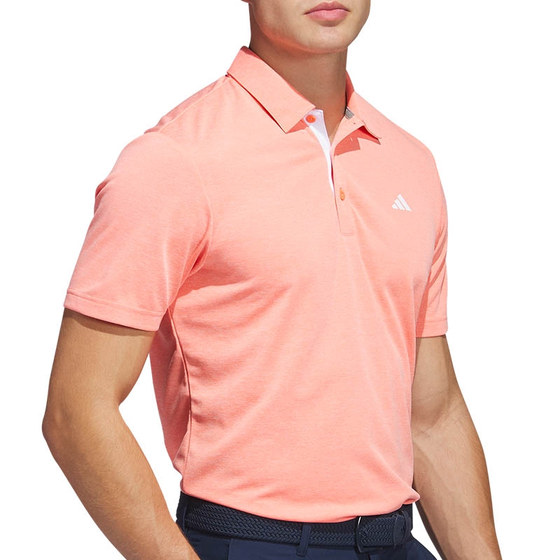 Udfordring scaring Dronning Adidas Drive Heather Men's Tennis Polo Coral