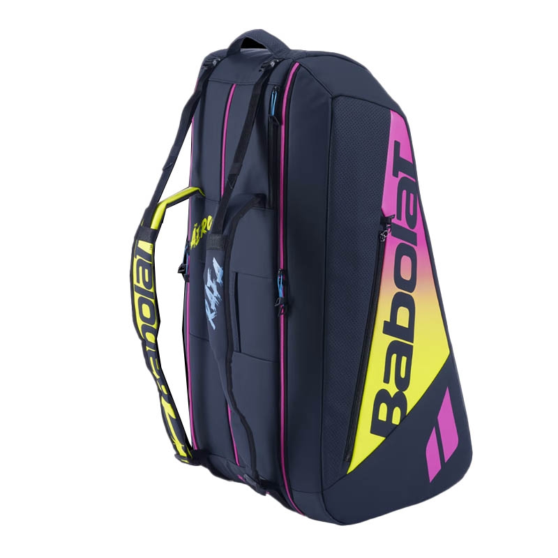 Babolat Pure Aero Rafa 12 Pack Tennis Bag Yellow/pink/blue