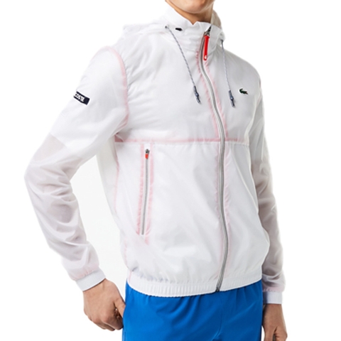 Lacoste Novak Men's Tennis Jacket White