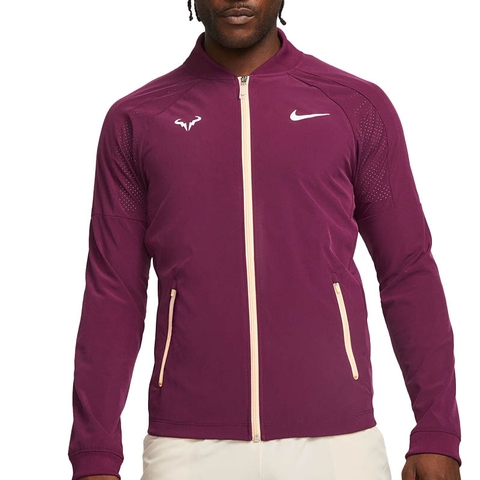 Nike Rafa Men's Tennis Jacket Bordeaux/peach