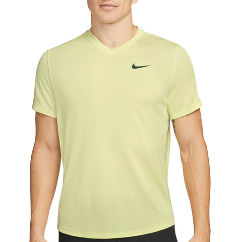 Nike Court Dry Victory Men's Tennis Crew Luminousgreen