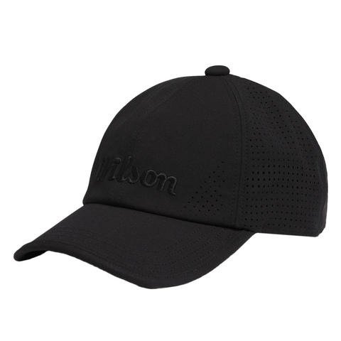 Wilson Laser Cut Performance Tennis Hat Black