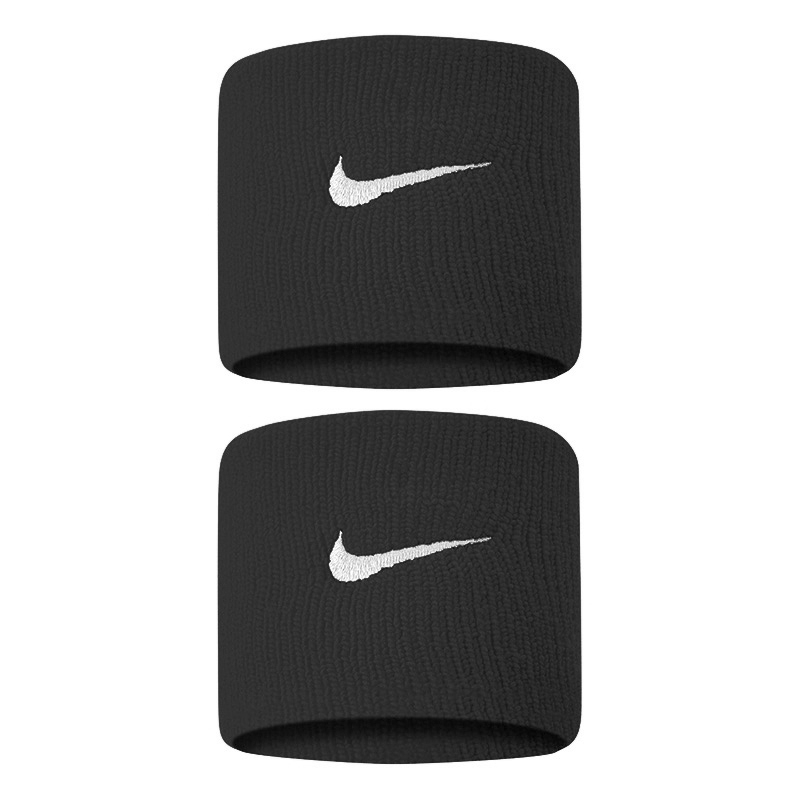 Nike Swoosh Tennis Wristband Black/white