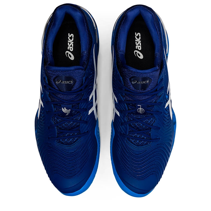 Asics Court FF Novak Men's Tennis Shoe Blue/white