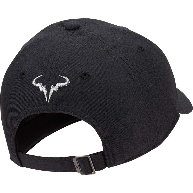 Nike Rafa Aerobill H86 Men's Tennis Hat Black/metallicsilver