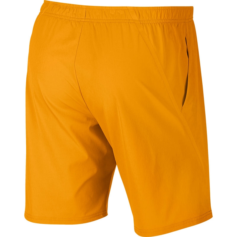 orange tennis shorts