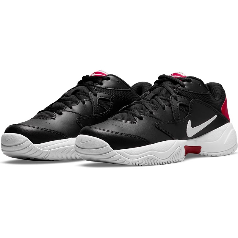 Nike Court Lite 2 Tennis Men's Shoe Black/white/red