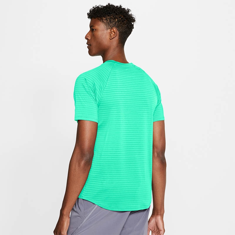 Nike Aeroreact Rafa Slam Men's Tennis Top Greenglow/blue