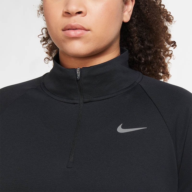 Nike Pacer Long Sleeve Women's Tennis Top Black