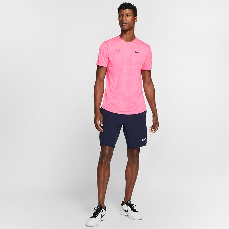 Nike Aeroreact Rafa Men's Tennis Top Pink/gridiron