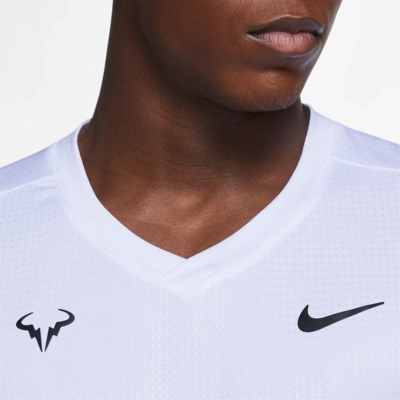 Nike Rafa Challenger Men's Tennis Top White/black