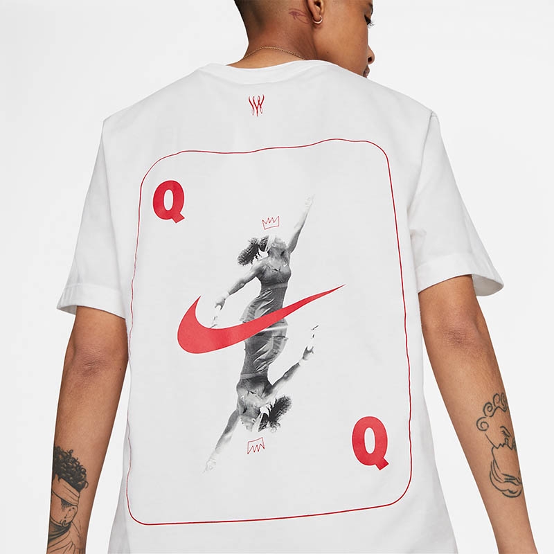 Nike Queen of the Court Women's Tennis Tee White