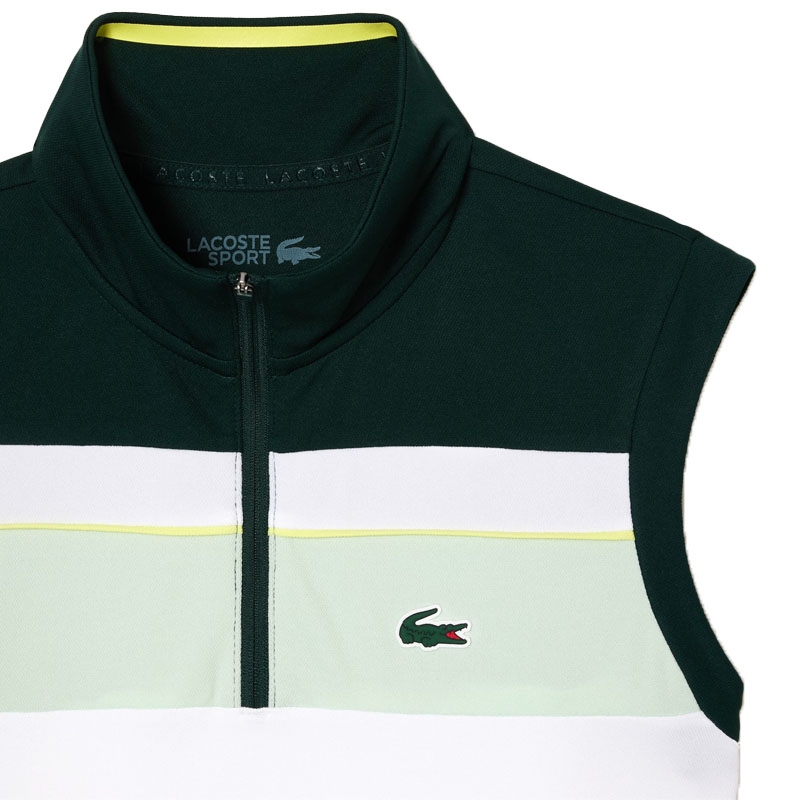 Lacoste Players On Court Women's Tennis Dress Green/white