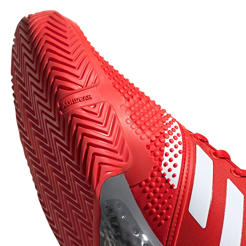 Adidas SoleCourt Boost Men's Tennis Shoe Red/white