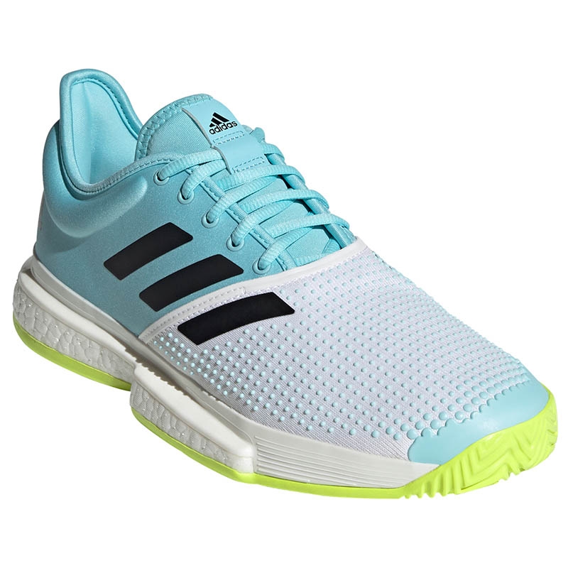 Adidas SoleCourt Primeblue Men's Tennis Shoe White/blue