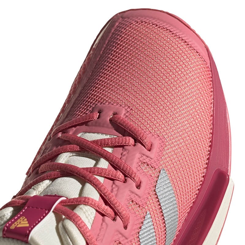 Adidas SoleMatch Bounce Women's Tennis Shoe Pink/silver
