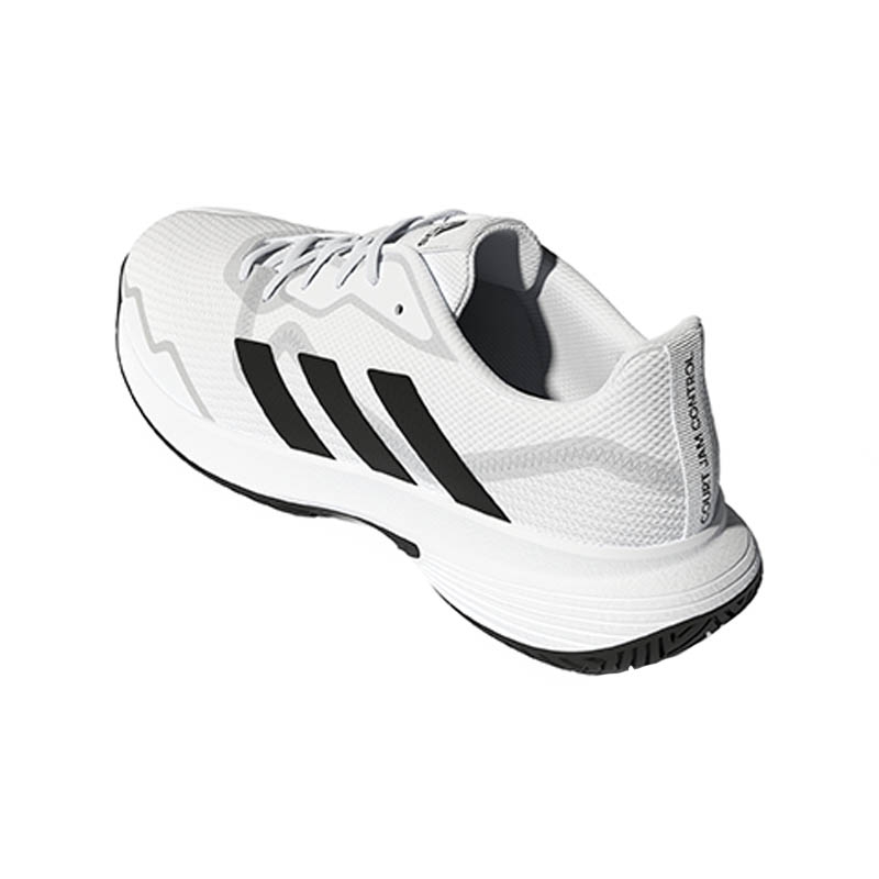Íntimo cuenca techo Adidas CourtJam Control Men's Tennis Shoe White/black