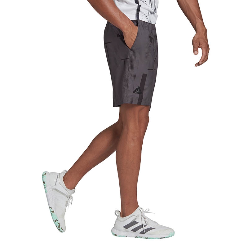 Adidas Club Graphic 9 Men's Tennis Short Grey/black