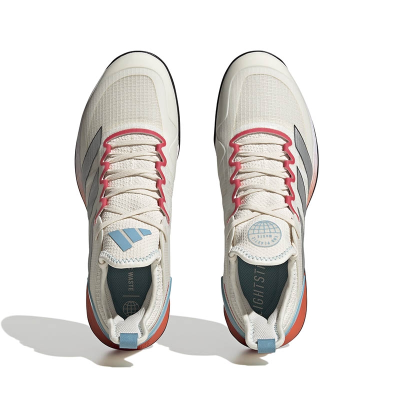 Adidas Adizero Clay Ubersonic 4 Men's Tennis Shoe Chalkwhite/silver