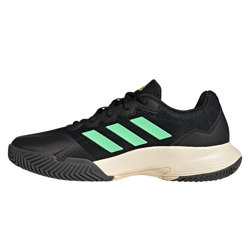 Adidas GameCourt 2 Men's Tennis Shoe Black/green