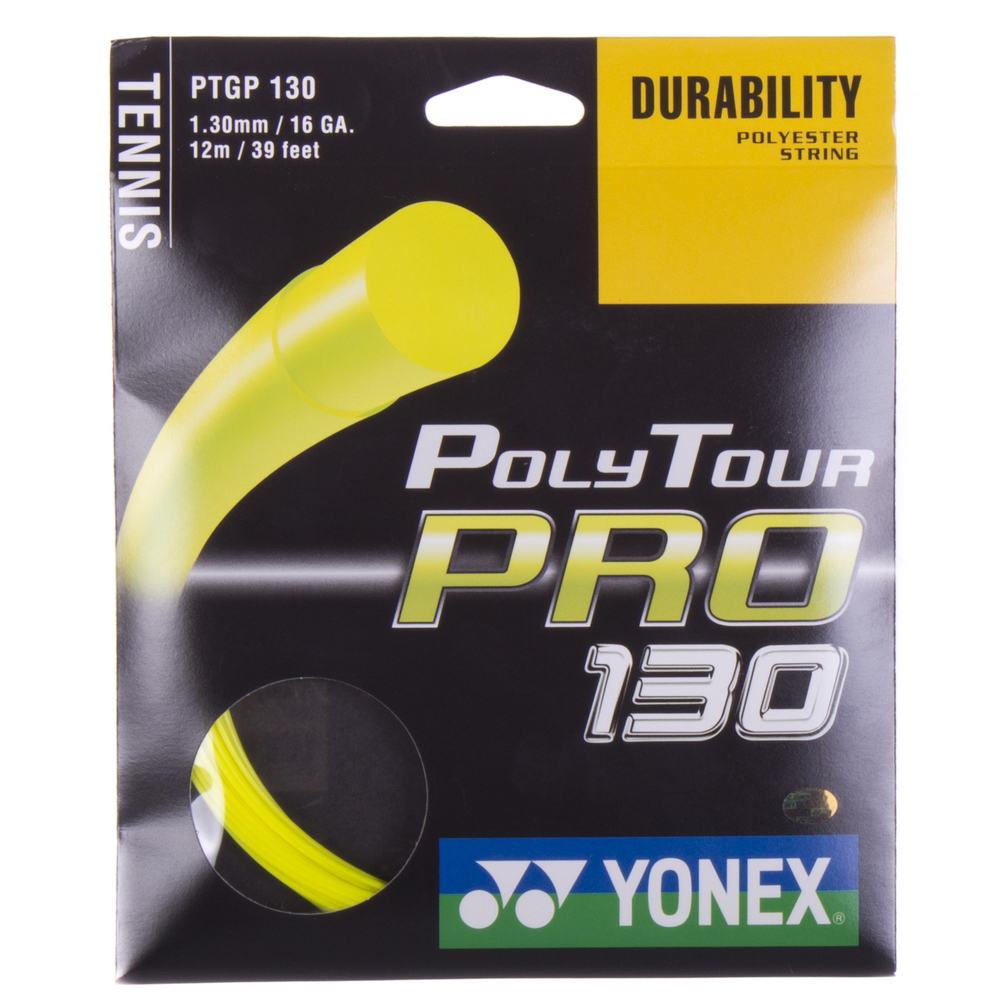 Yonex Poly Tour Pro 130 Tennis String Set Yellow