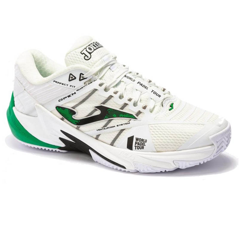 Joma Open 2202 Men's Padel Shoe White/green